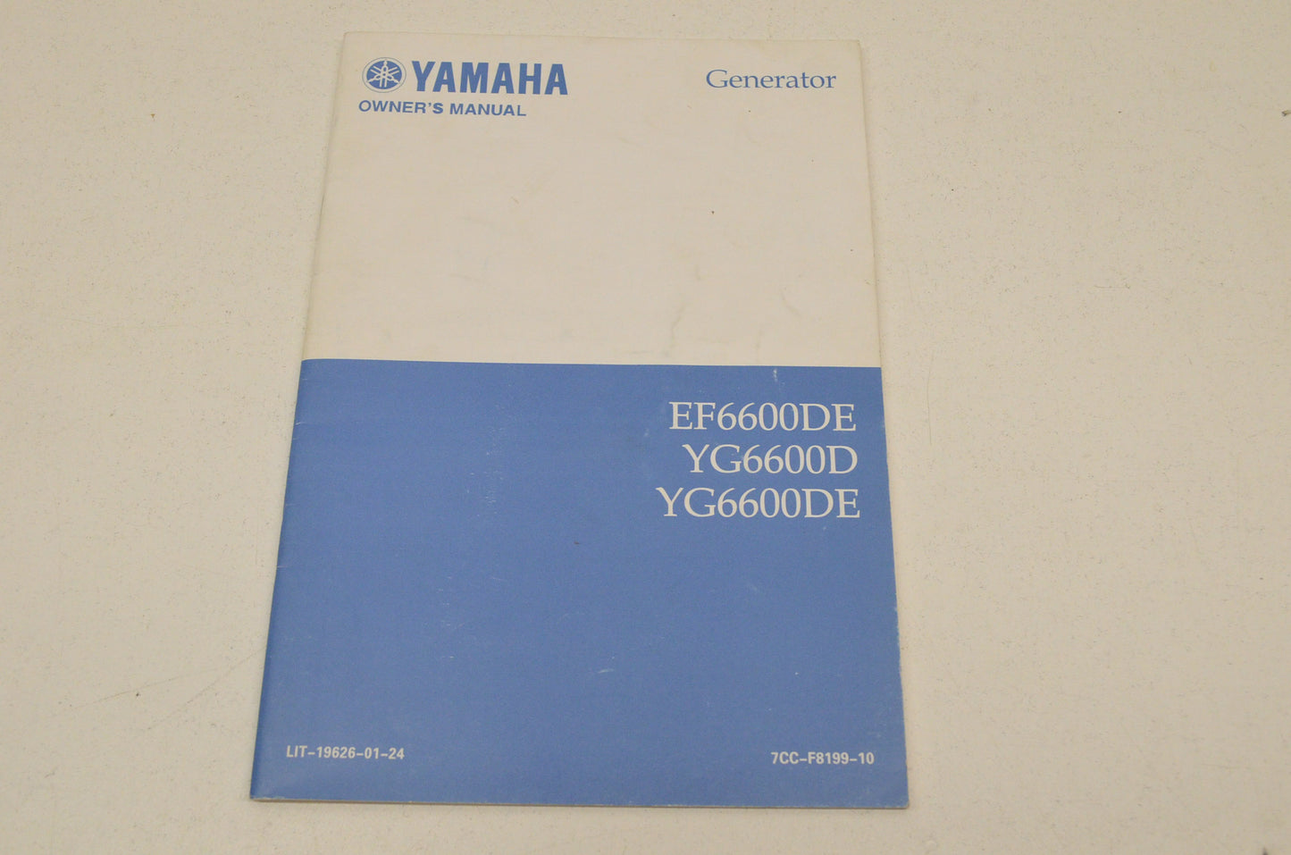 Generator Owner's Manual EF6600DE, YG6600D, YG6600DE NOS