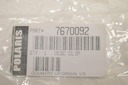 New OEM Polaris 7670092 Circlip NOS
