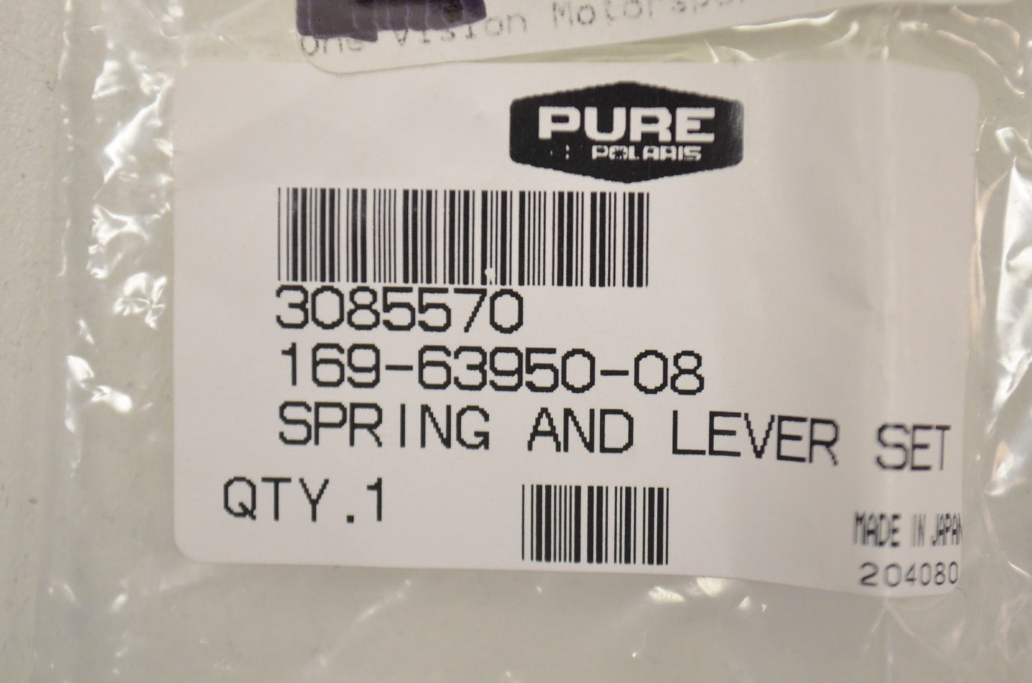 Spring and Lever Kit NOS