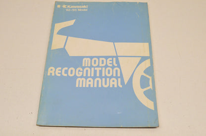 OEM Kawasaki 99930-1003-01 Recognition Manual 82-85