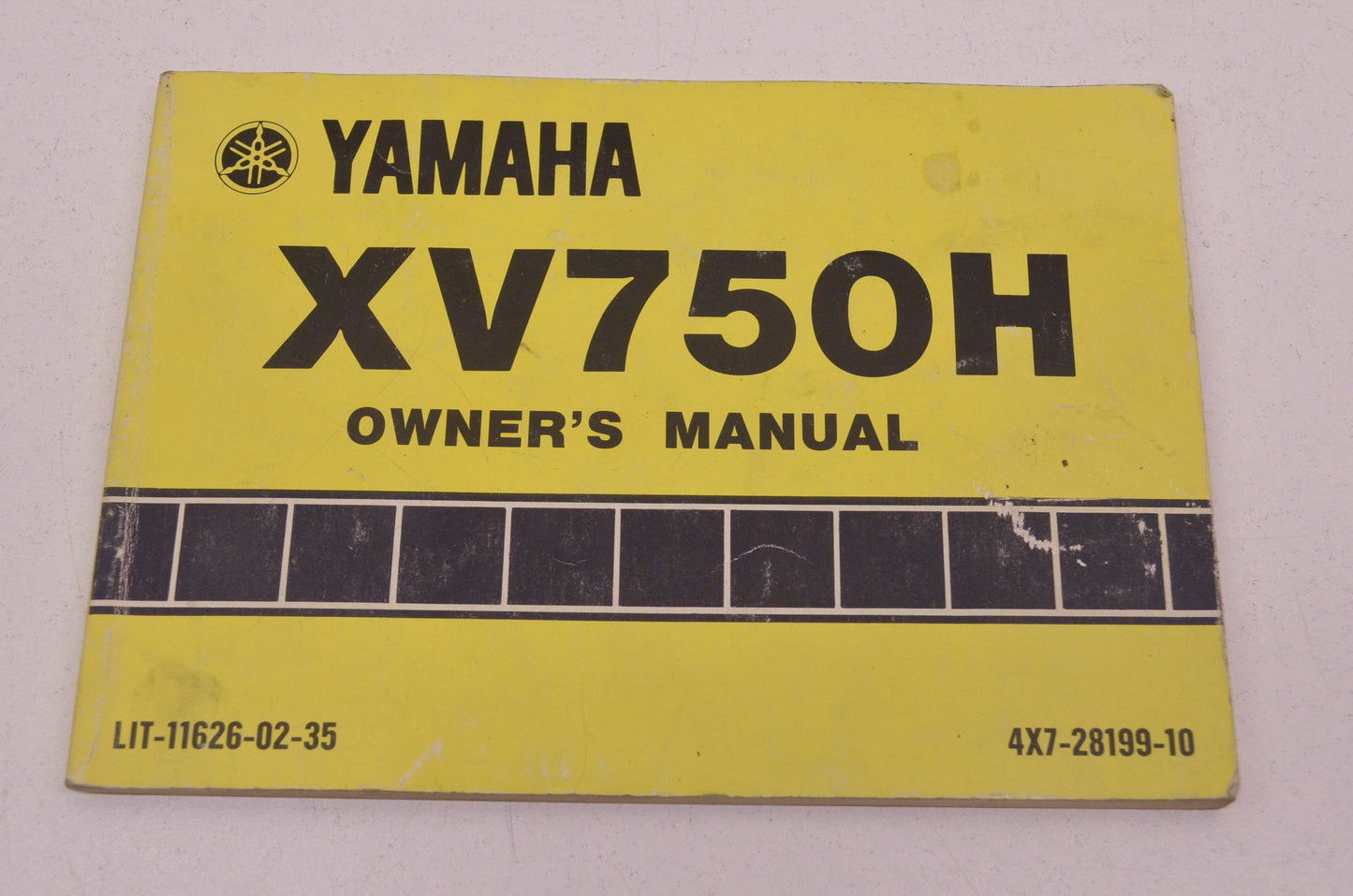 OEM Yamaha LIT-11626-02-35 XV750H Owner's Manual
