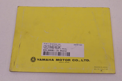 OEM Yamaha LIT-11626-02-35 XV750H Owner's Manual