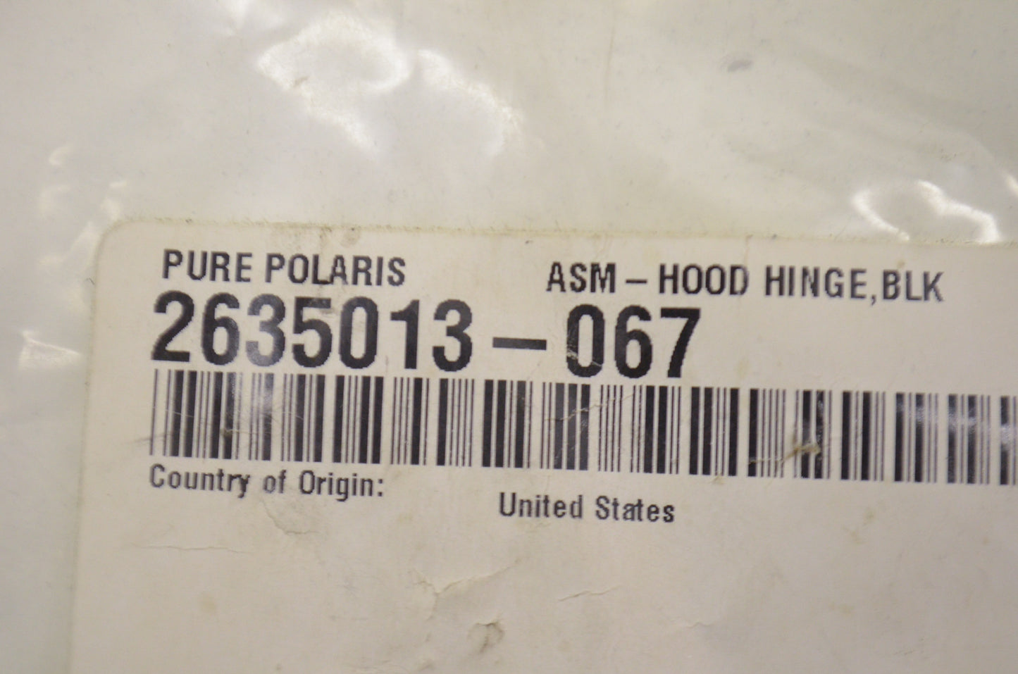 Hood Hinge NOS