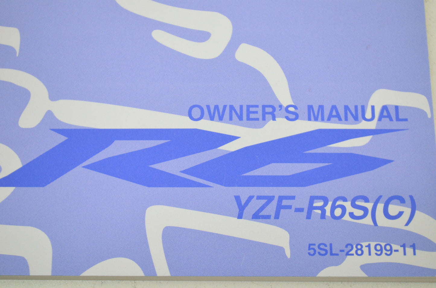 OEM Yamaha LIT-11626-17-46 Owner's Manual YZF-R6SÂ© NOS