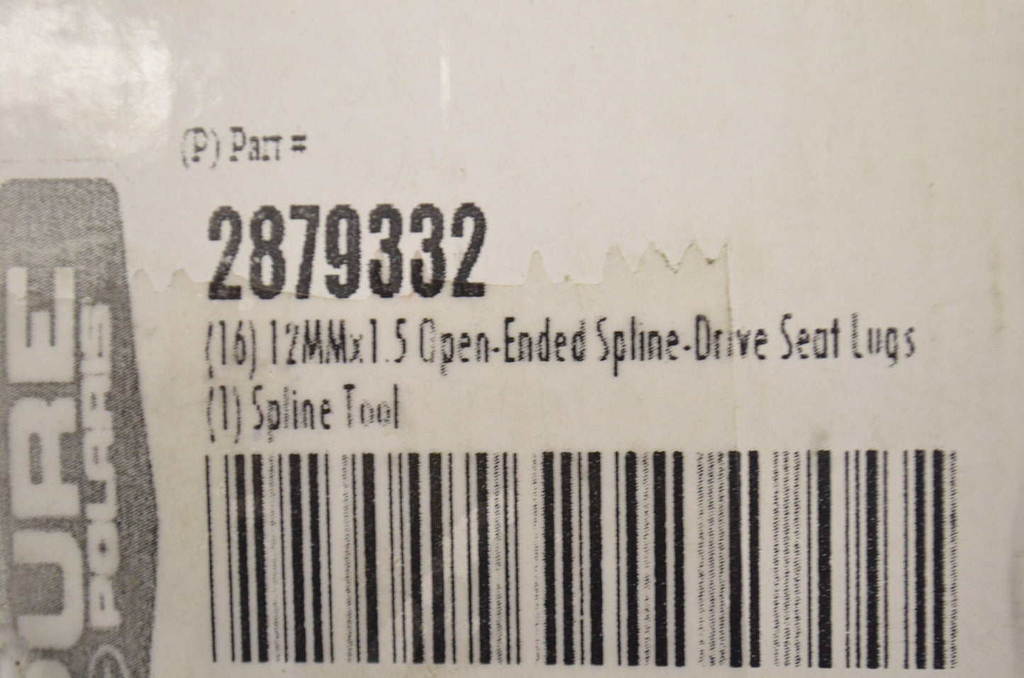 12mm Lug Nut Kit With Wrench NOS