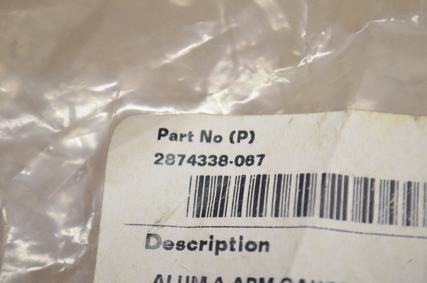 OEM Polaris 2874338-067 A-Arm Guards NOS