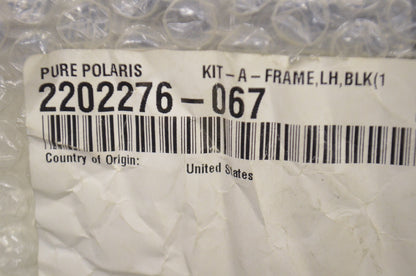 OEM Polaris 2202276-067 Black Left Hand A-Frame Kit NOS
