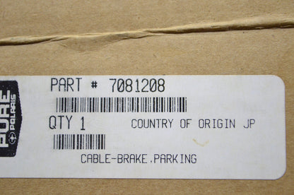 OEM Polaris 7081208 Parking Brake Cable NOS