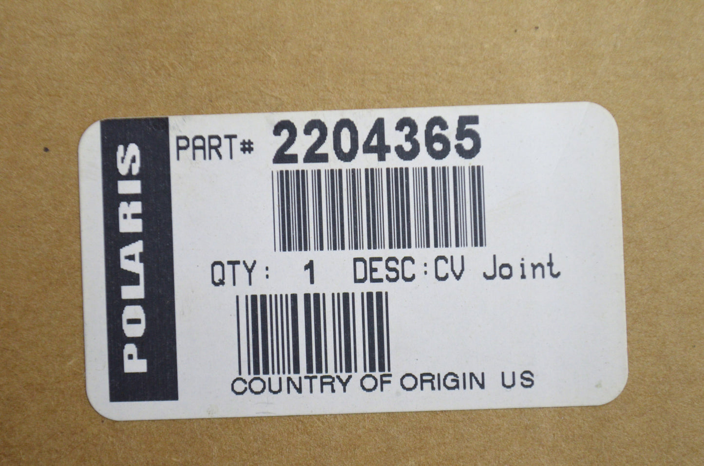 New OEM Polaris CV Joint NOS