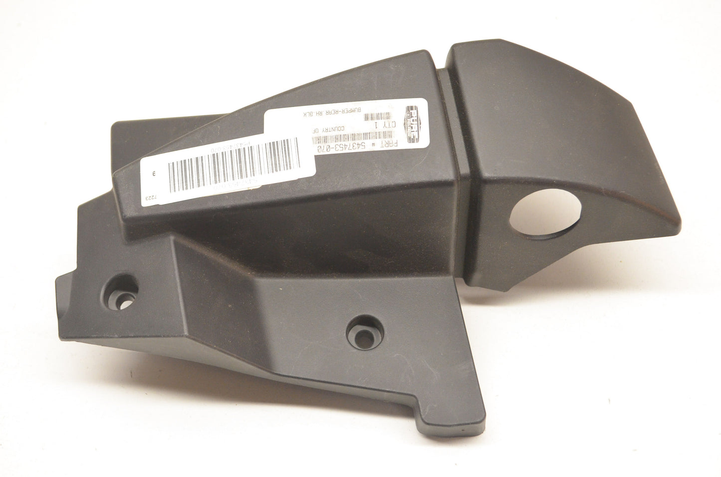 OEM Polaris 5437453-070 Black Right Hand Rear Bumper NOS