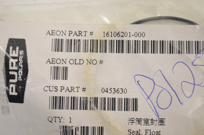 OEM Polaris 453630 Carburetor Bowl Seal NOS