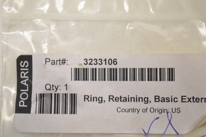 OEM Polaris 3233106 Snap Ring Qty 2 NOS