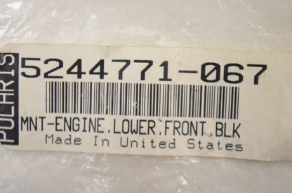 OEM Polaris 5244771-067 Lower Front Engine Mount Black NOS