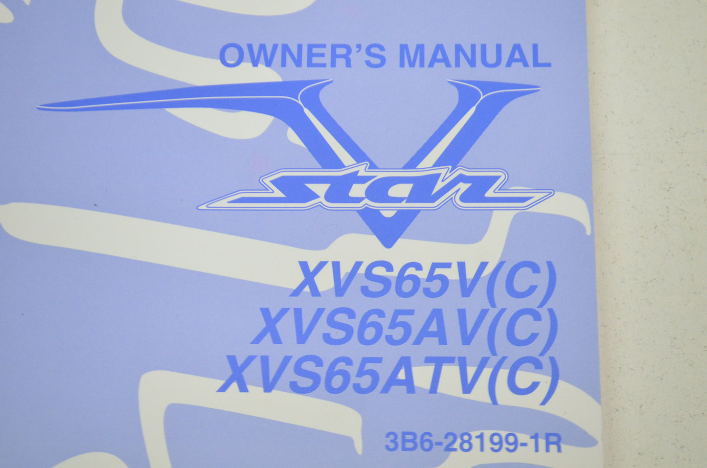 OEM Yamaha LIT-11626-19-70 XVS65V/AV/ATV/C Owner's Manual NOS