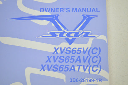 OEM Yamaha LIT-11626-19-70 XVS65V/AV/ATV/C Owner's Manual NOS