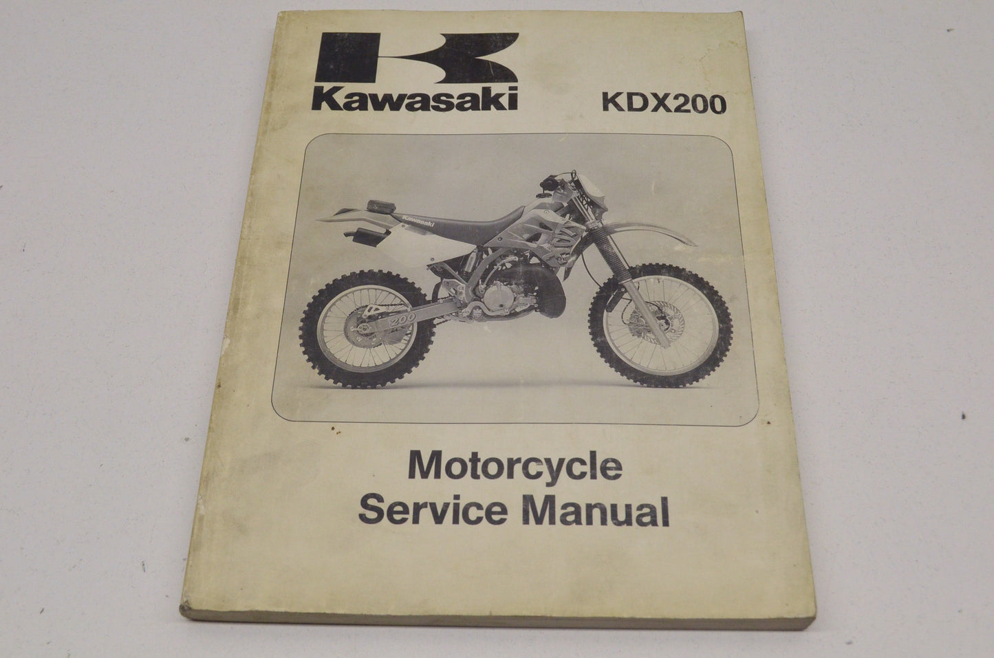 OEM Kawasaki 99924-1181-01 Service Manual KDX200H