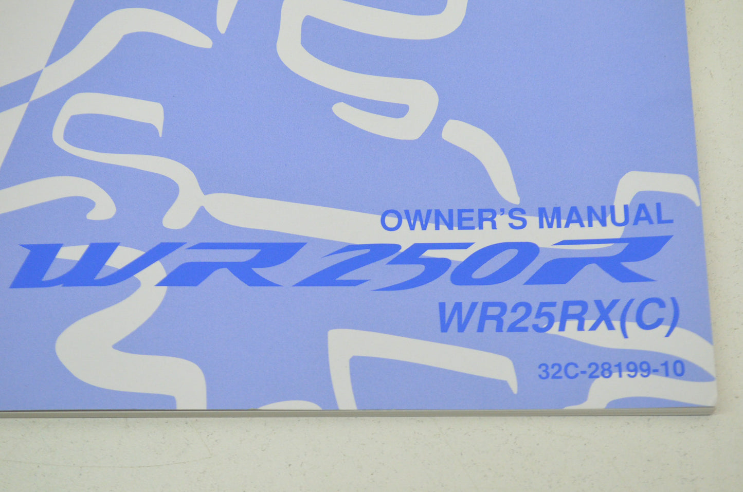 OEM Yamaha LIT-11626-21-66 WR250R WR25RX Owner's Manual