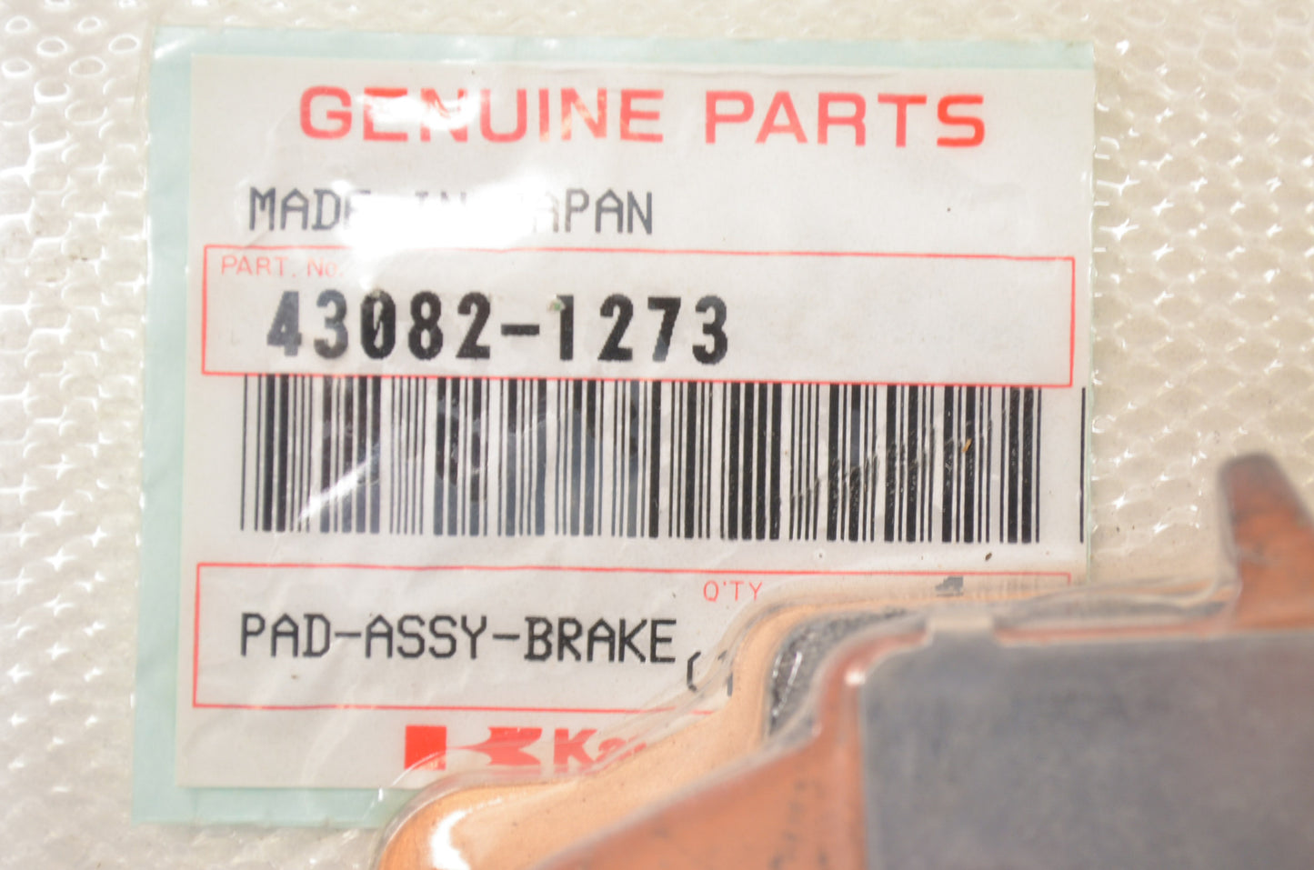 New OEM Kawasaki 43082-1273 Brake Pad Assembly NOS