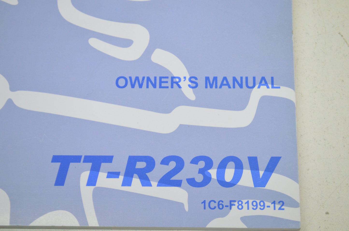 OEM Yamaha LIT-11626-19-56 TT-R230V Owner's Manual NOS