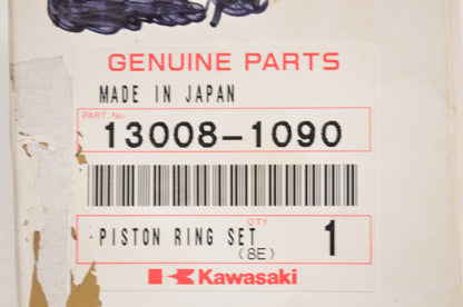 OEM Kawasaki 13008-1090 Piston Ring Set STD NOS