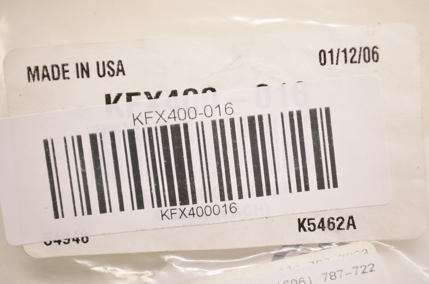 New OEM Kawasaki Green Shock Cover NOS