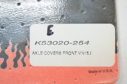 OEM Kawasaki K53020-254 Front Axle Covers NOS
