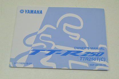 OEM Yamaha LIT-11626-18-24 TTR250T(C) Owner's Manual NOS
