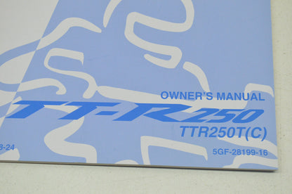 OEM Yamaha LIT-11626-18-24 TTR250T(C) Owner's Manual NOS