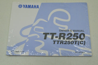OEM Yamaha LIT-11626-18-24 TTR250T(C) Owner's Manual NOS