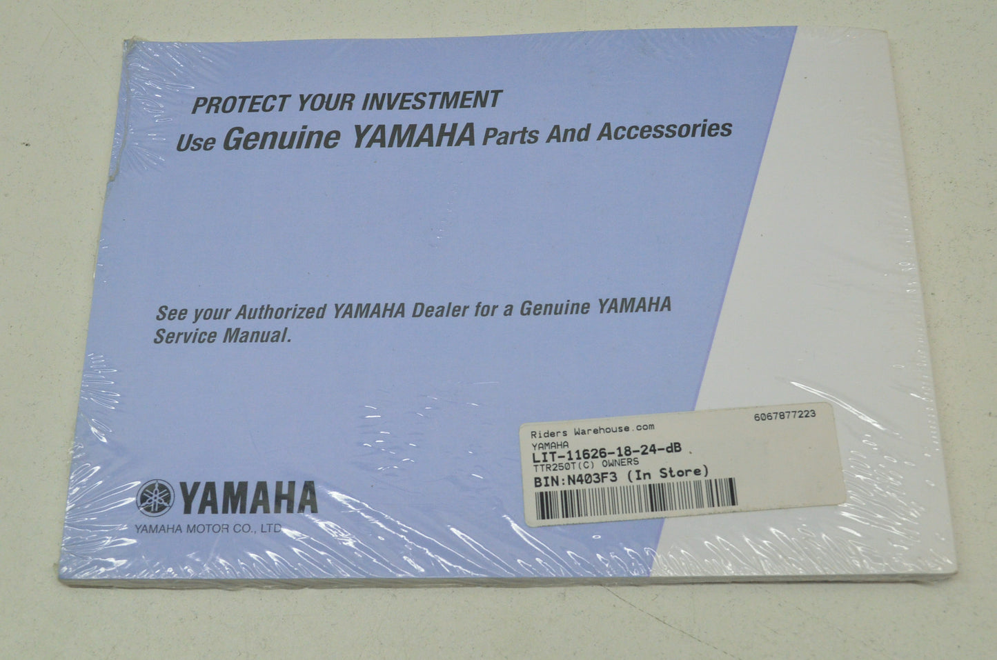 OEM Yamaha LIT-11626-18-24 TTR250T(C) Owner's Manual NOS