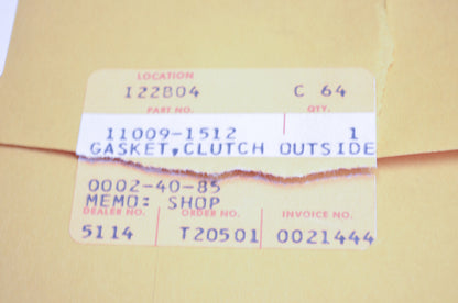 OEM Kawasaki 11009-1512 Clutch Outside Gasket NOS