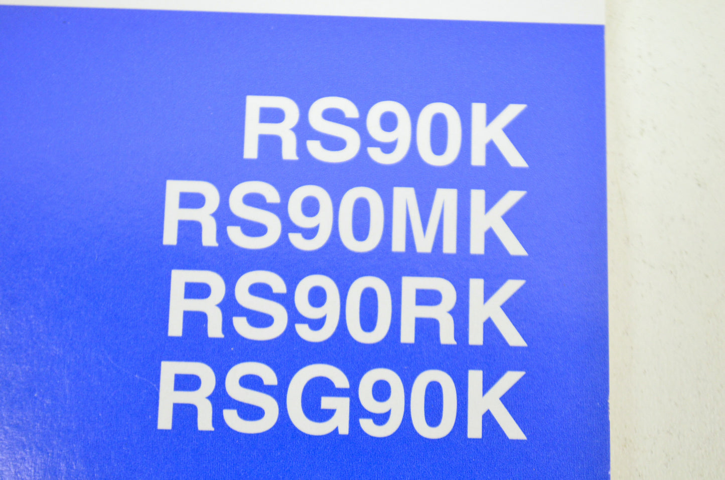 OEM Yamaha LIT-12628-02-38 Owner's Manual RS90K/90MK/90RK RSG9 NOS