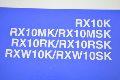 OEM Yamaha LIT-12628-02-37 Service Manual RX10K/MK/MSK/RK/RSK NOS