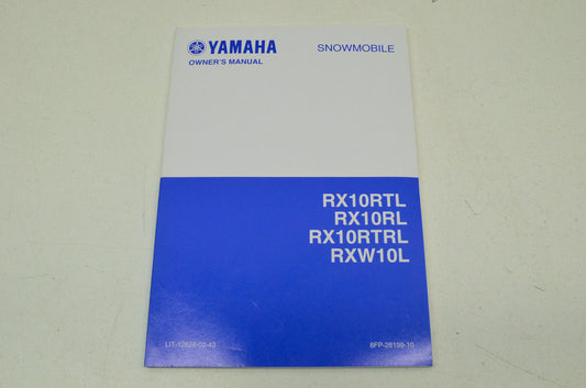 OEM Yamaha LIT-12628-02-43 Owner's Manual NOS
