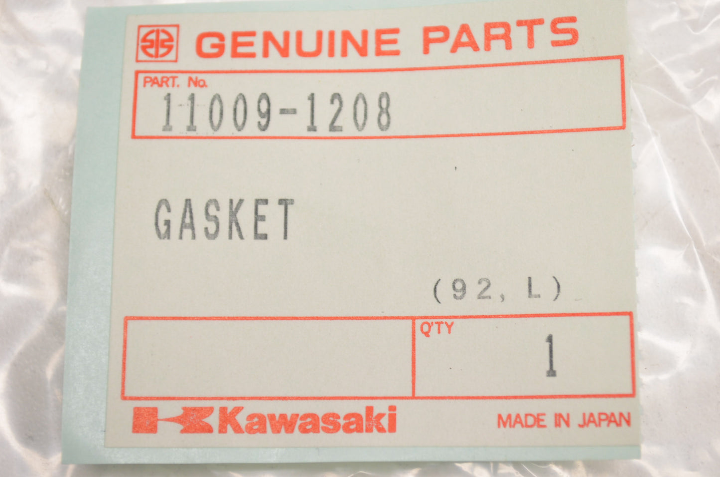 OEM Kawasaki 11009-1208 Cylinder Gasket NOS