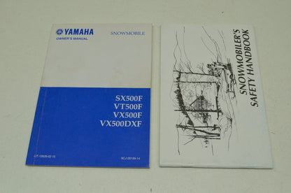 OEM Yamaha LIT-12628-02-15 Owner's Manual SX/VT500F VX500F/DX NOS
