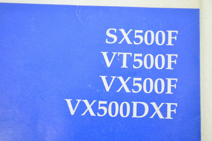 OEM Yamaha LIT-12628-02-15 Owner's Manual SX/VT500F VX500F/DX NOS