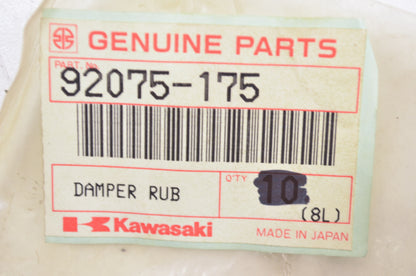 OEM Kawasaki 92075-175 Rubber Damper Qty 2 NOS