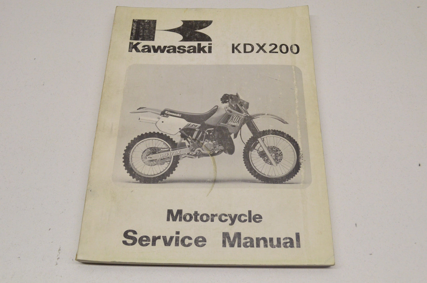 OEM Kawasaki 99924-1114-01 Service Manual KDX200E