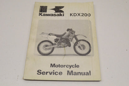 OEM Kawasaki 99924-1114-01 Service Manual KDX200E