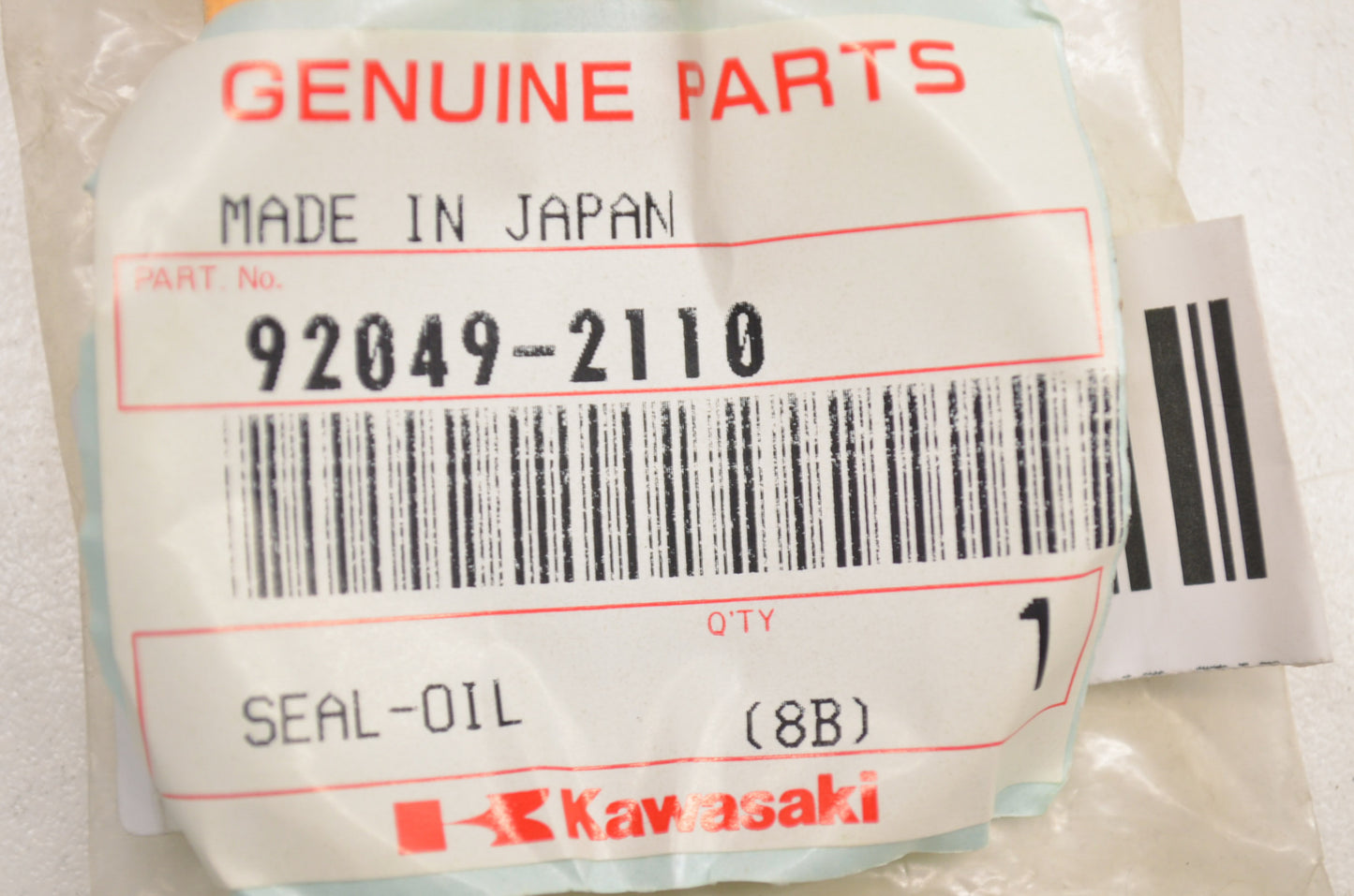OEM Kawasaki 92049-2110 Oil Seal NOS