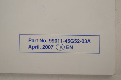 OEM Suzuki 99011-45G52-03A Owner's Manual LT-R450K8 2 NOS