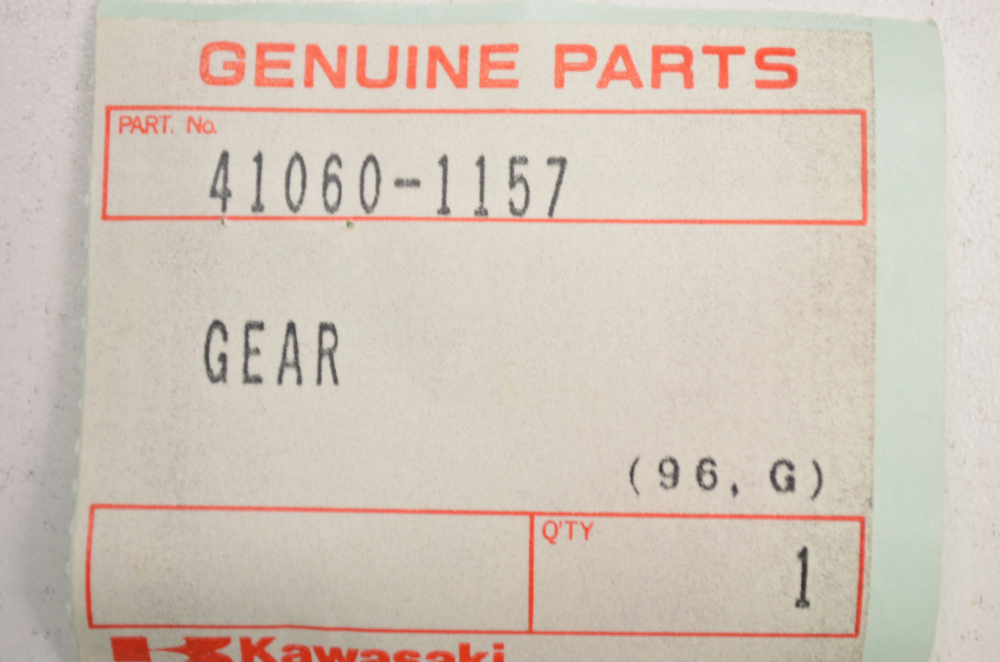 New OEM Kawasaki Meter Screw Gear NOS