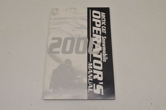 2000 Snowmobile Operator's Manual NOS
