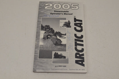 OEM Arctic Cat 2005 Snowmobile Operator's Manual