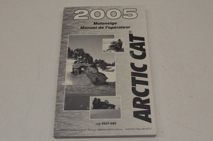 OEM Arctic Cat 2005 Snowmobile Operator's Manual