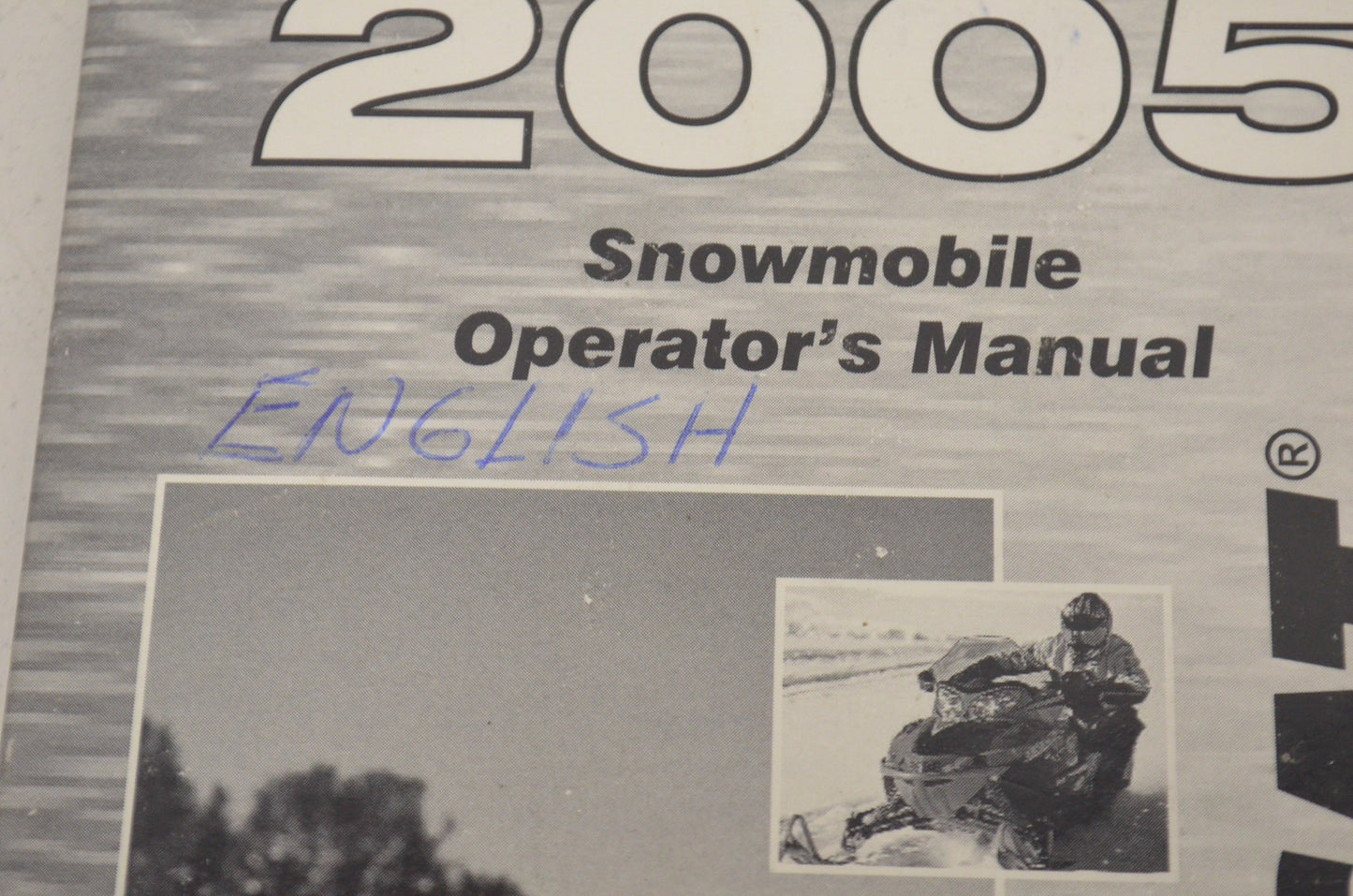 OEM Arctic Cat 2005 Snowmobile Operator's Manual