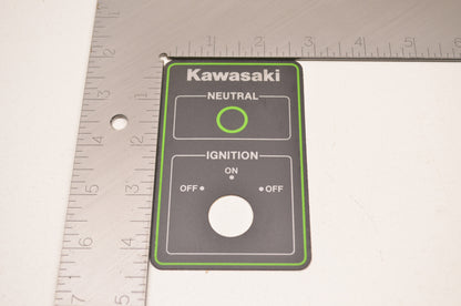 OEM Kawasaki 56030-4003 Ignition Plate Label NOS