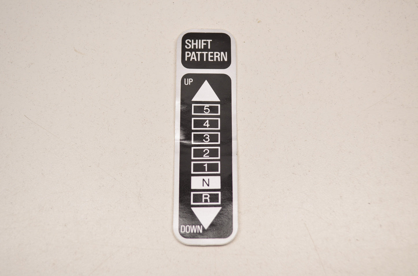 New OEM Kawasaki Shift Pattern Decal NOS
