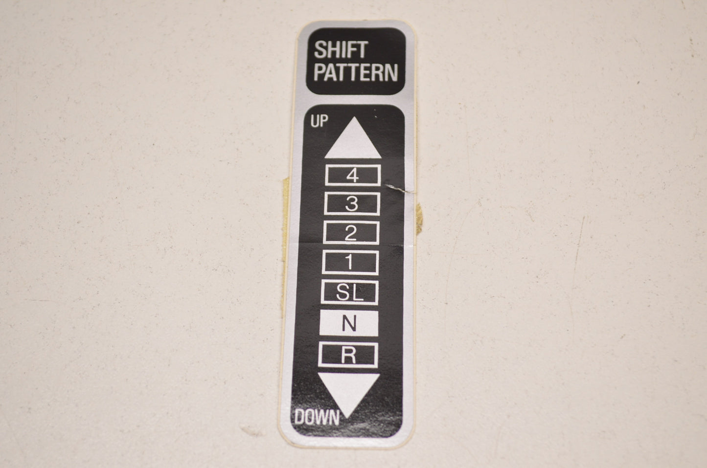 New OEM Kawasaki Shift Pattern Decal NOS